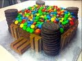 KIT KAT & M&M CASTLE CAKE - How to video ...