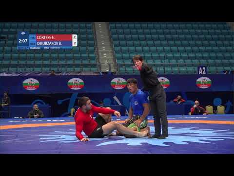 Qual. Men's GP No-Gi - 92 kg: E. CORTESE (ITA) v. B. OMURZAKOV (KGZ)