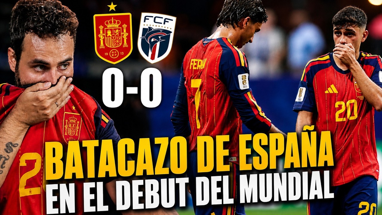 BATACAZO de ESPAÑA en el DEBUT 0-0 con CABO VERDE ¡SIN FÚTBOL NI PUNTERÍA! TOCA MEJORAR - OPINIÓN