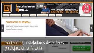 preview picture of video 'FONTANERO VITORIA - 675 874 433 - Calderas y calefacción en Álava (Vitoria)'