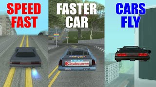 GTA San Andreas - Top 3 Cheats - Car Speed Cheat, Fastest Car Cheat, and Flying Car Cheat