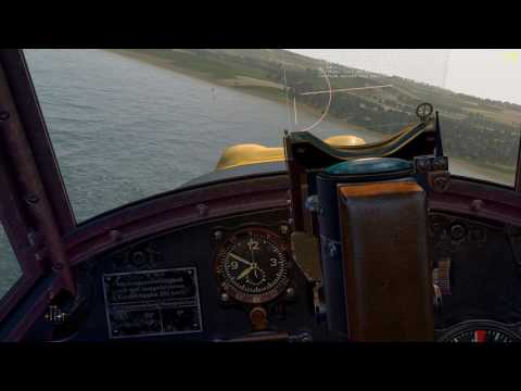 Bf-109 E-4N shooting down Spitfire Ia - IL2 Cliffs of Dover