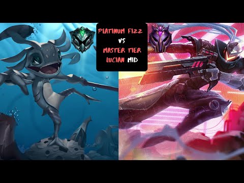 Fizz Mid vs Lucian 9.23| Laning Into A MASTER TIER Lucian Mid!!