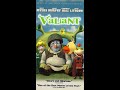 Opening To Valiant Shrek Sony Pictures Entertainment Style 2001 VHS