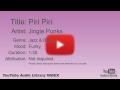 Piri Piri Jingle Punks Jazz Blues Funky YouTube Audio Library BGM