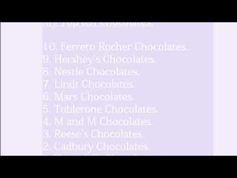 10 Best Chocolates in the World ||My Top 10 Chocolates||