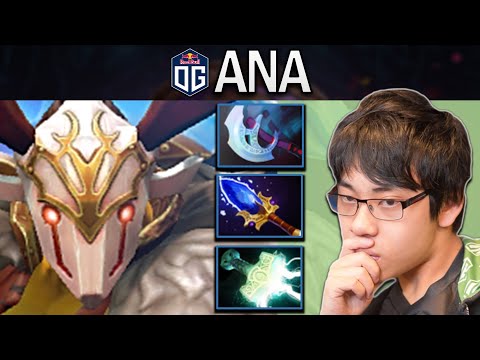 OG.ANA SMURF JUGGERNAUT WITH 21 KILLS & BLUE ITEMS - DOTA 2 GAMEPLAY