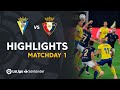 Highlights Cádiz CF vs CA Osasuna (0-2)