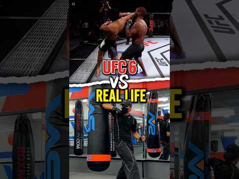 Game vs REAL MMA …#mma #ufc #shorts