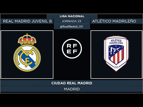 Real Madrid Juvenil B - Atlético Madrileño | Liga Nacional 2021/22 | Jornada 23