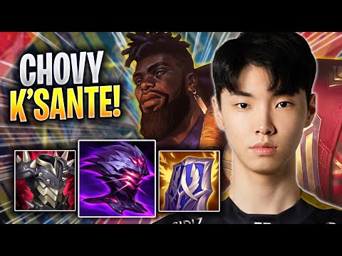 CHOVY IS A MONSTER WITH K'SANTE! - GEN Chovy Plays K'sante MID vs Ahri! | Season 2023