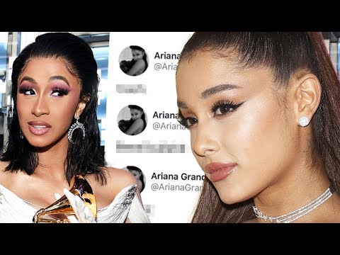 Ariana Grande REACTS In Deleted Tweets Over Cardi B Grammy Win