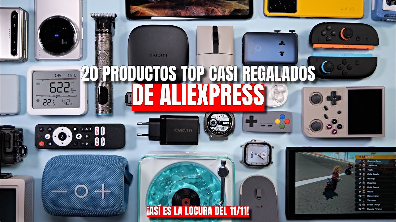 20 productos TOP de ALIEXPRESS casi regalados en el 11/11 💥 ¡Así son los precios LOCOS!