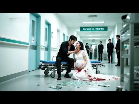 White muse’s lie made him kick her pregnant belly at the wedding.Bloodied dress, He cried and begged