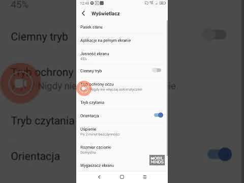 jak ustawić jasność w telefonie alcatel
