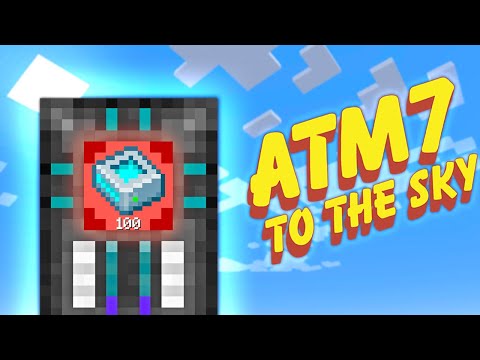 AE2 AUTOCRAFTING & CREATIVE FLIGHT! EP8 | Minecraft ATM7: To The Sky [Modded Questing SkyBlock]
