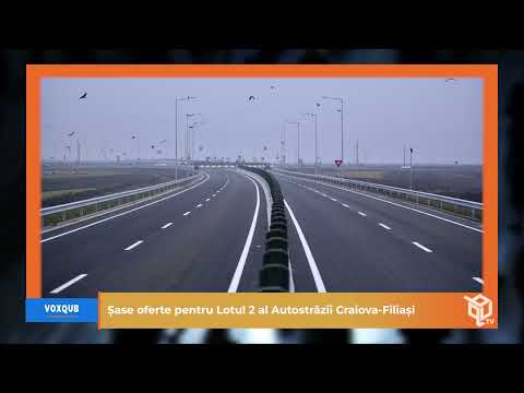 Șase oferte pentru Lotul 2 al Autostrăzii Craiova-Filiași - VoxQub