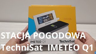 TechniSat IMETEO Q1 - stacja pogodowa z ładowarką indukcyjną i oświetleniem LED