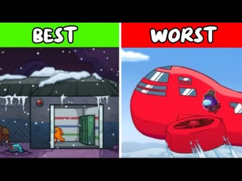 Every Among Us Map Ranked