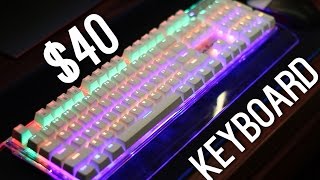 The Budget $40 Transparent Mechanical Keyboard - Velocifire T11! | OzTalksHW