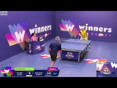 WINners CUP table 2  22.01  Priadko Sergei - Kolomiets Vladimir  11:30