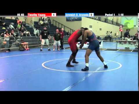 FILA Cadet 85 KG Timothy Young vs. Jeremiah B. Imonode