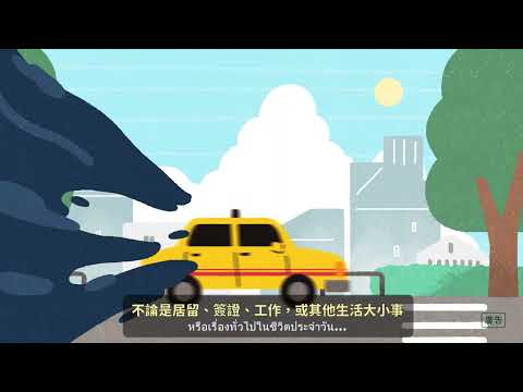 府南戶政協助宣導-外來人士在臺生活諮詢服務熱線1990(中泰文)
