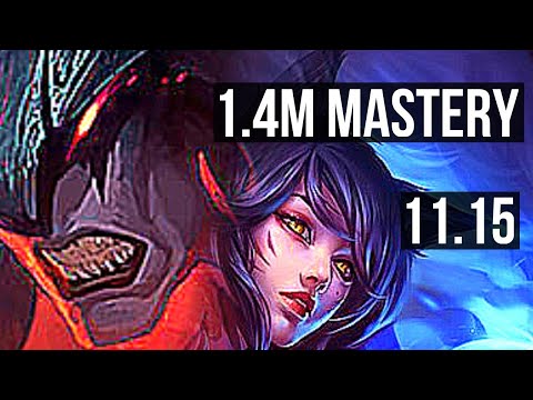 AATROX vs AHRI (MID) | 4/1/19, 1500+ games, 1.4M mastery | EUW Challenger | v11.15