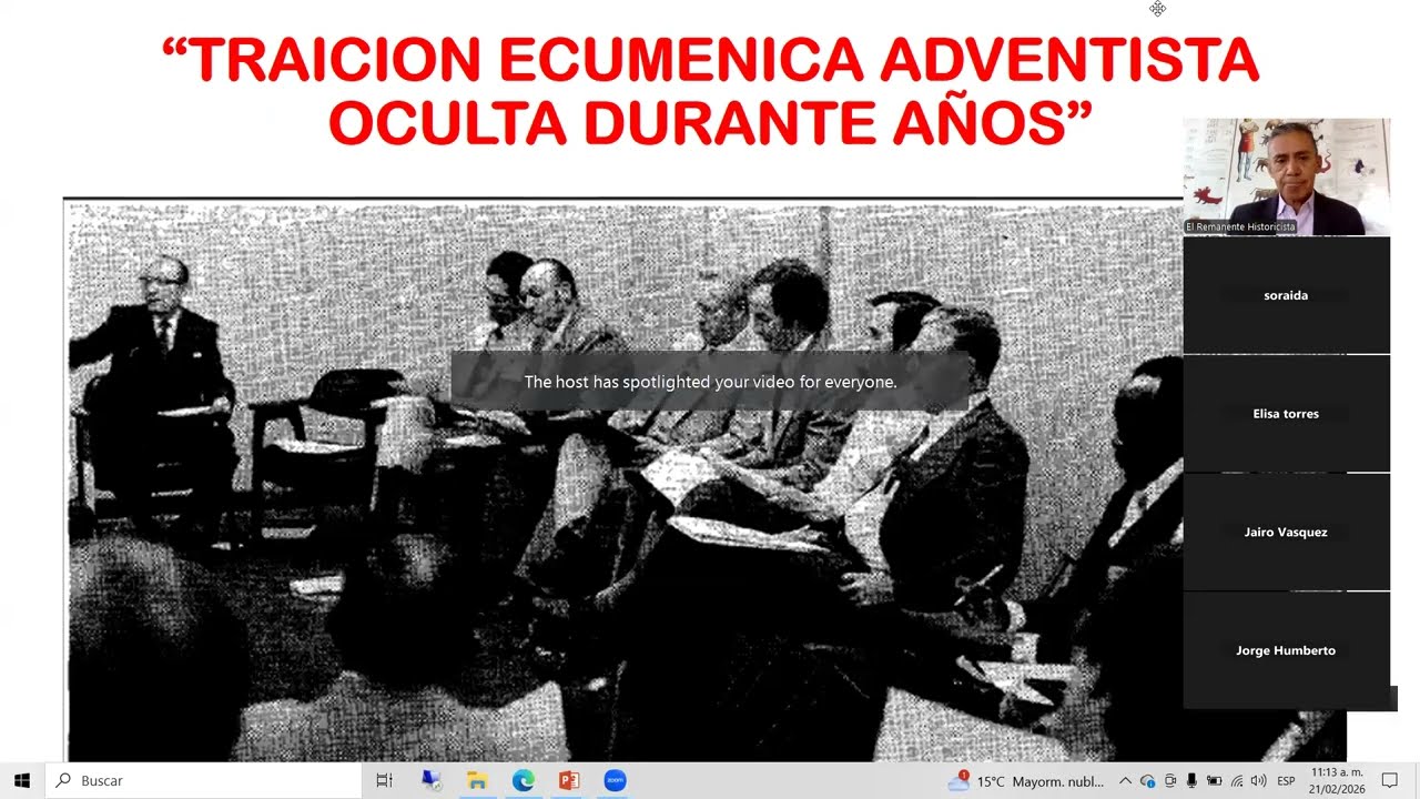 "TRAICION ADVENTISTA ECUMENICA OCULTA DURANTE AÑOS". Carlos Gómez.