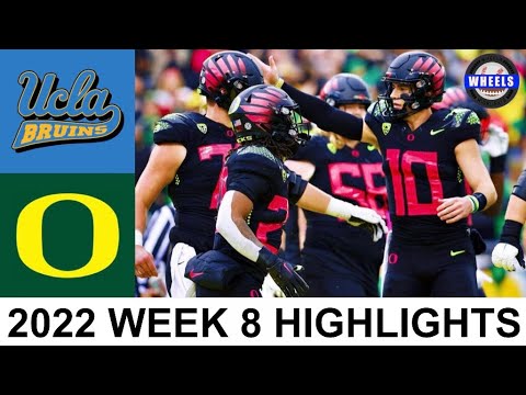 #10 Oregon vs #9 UCLA Highlights | College Football Week 8 | 2022 College Football Highlights
