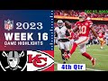 Las Vegas Raiders vs Kansas City Chiefs FINAL Week 16 FULL GAME 12/25/23 | NFL Highlights Today