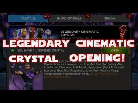 Legendary Cinematic Crystal Opening!! - Marvel: Contest of Champions
