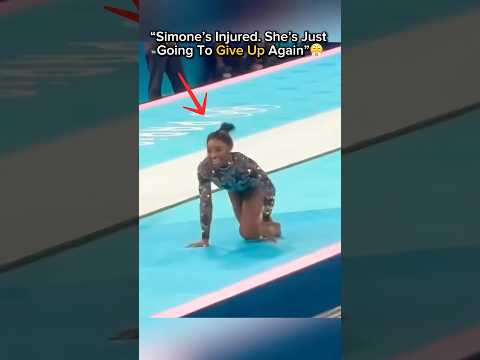 No little injury is gonna stop Simone🤩 #gymnastics #vault #simonebiles #gymnast
