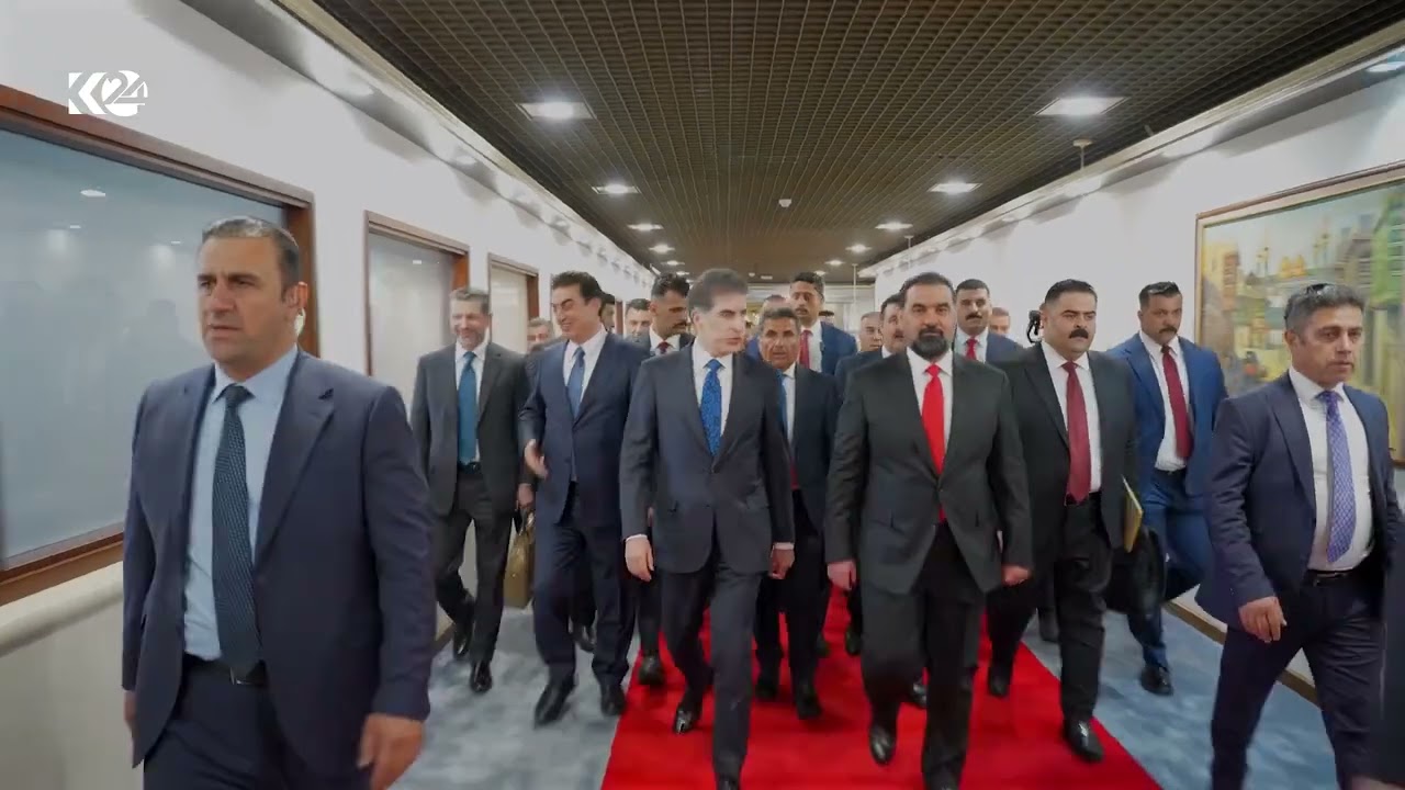 ڤیدیۆ | بە ئامادەبوونی سەرۆکی ھەرێمی کوردستان لە پەرلەمانی عێراق دەنگ بە 14 وەزیری کابینەکەی عەلی زەیدی درا