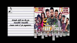 Yaari | Gur Sidhu | Yaar Jigree Kasooti Degree | lyrics Latest Punjabi Song 2019