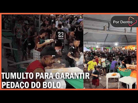 Bolo de aniversário de cidade no Ceará gera 'guerra' entre a população