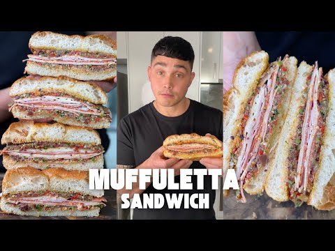 A very satisfying Muffuletta Sandwich | Recipe