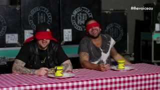 Blind Taste Test Challenge with Ricky, Joel, Kylie & Will | The Voice Australia 2014