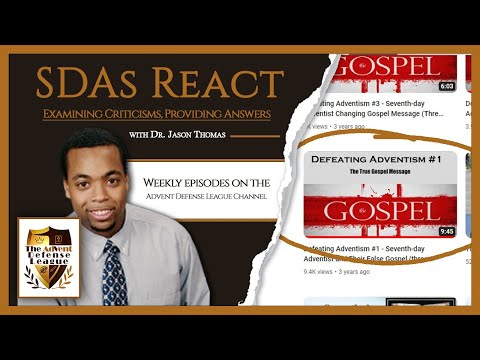 SDAS REACT TO: Defeating Adventism #1 - SDAs and their False Gospel - Response to @AcademyApologia
