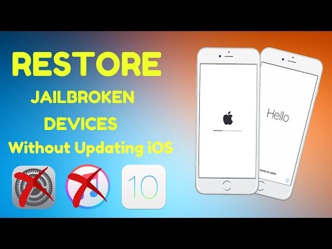 How To Restore iOS 10 - 10.2 Without Updating To Latest iOS Firmware - UnJailbreak!