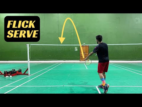 Flick Serve in Badminton with Proper Technique