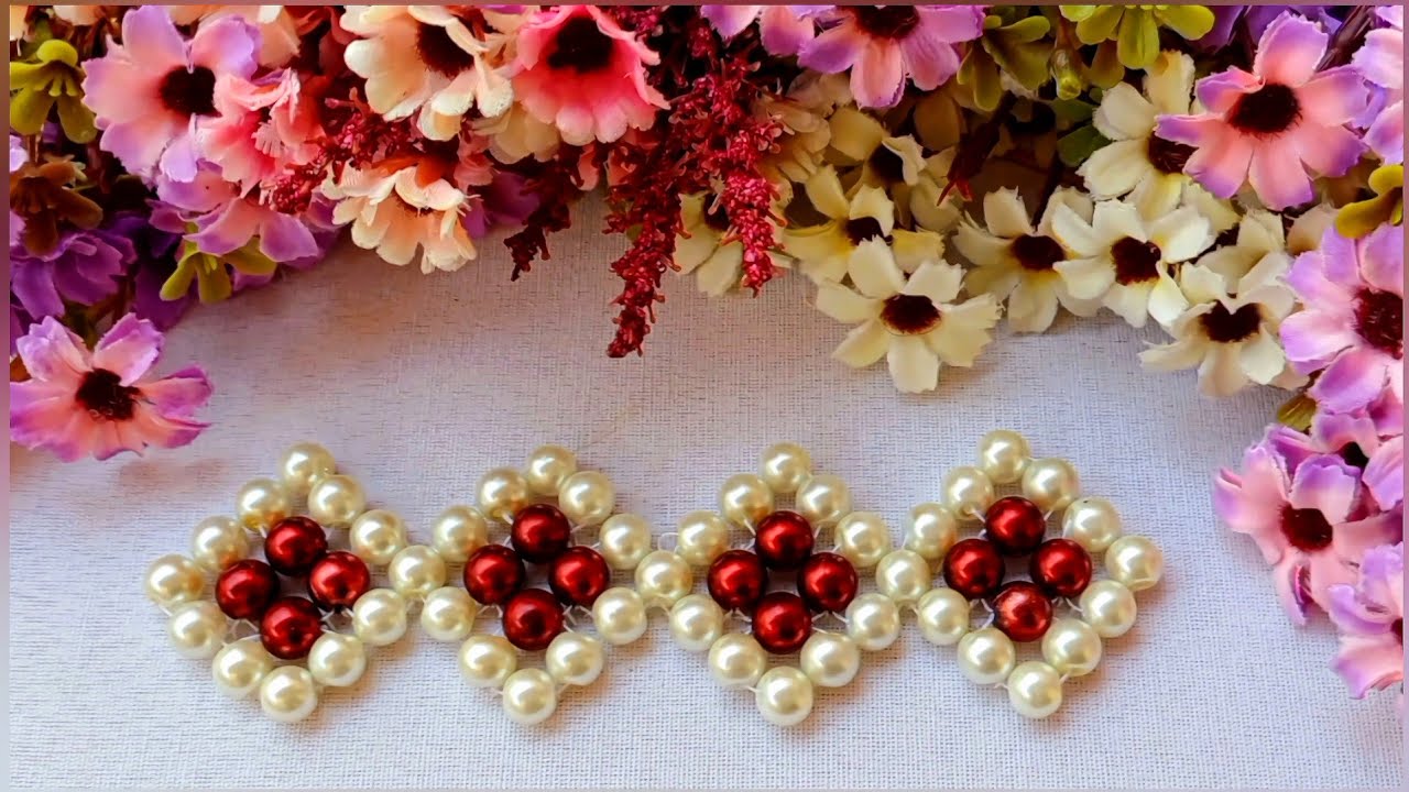 Make your clothes special using this embroidery border#diy
