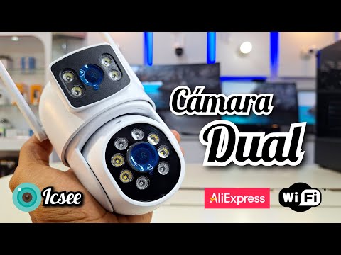 La mejor CÁMARA DUAL 8mp 4k Doble Lente Icsee Besder a9q