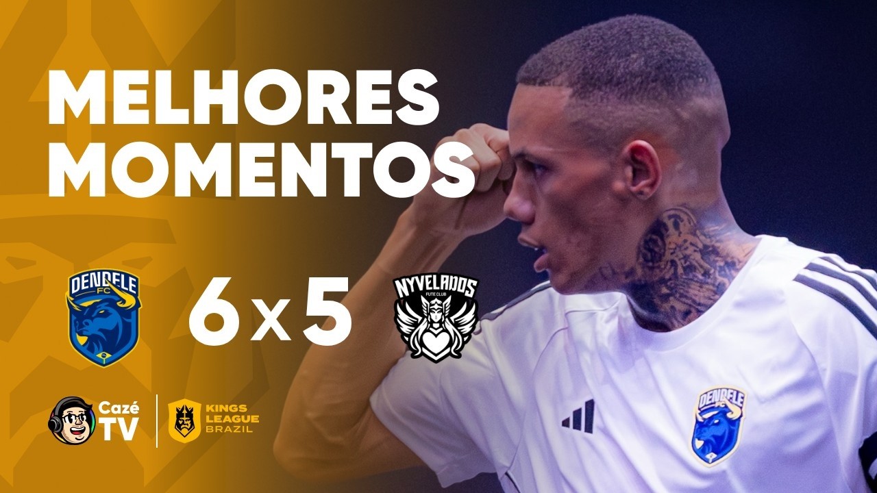 MELHORES MOMENTOS: DENDELE 6 X 5 NYVELADOS | KINGS LEAGUE BRASIL 2026 | 4ª RODADA