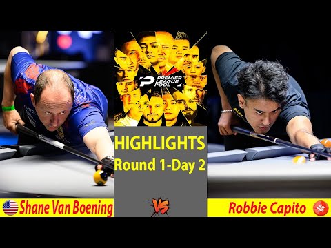 HIGHLIGHTS R1 - Day 2 | Shane Van Boening vs Robbie Capito | Premier League Pool 2025