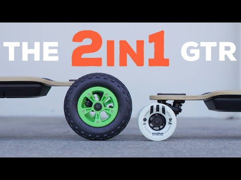 THE EVOLVE 2in1 ELECTRIC SKATEBOARD | GTR SERIES