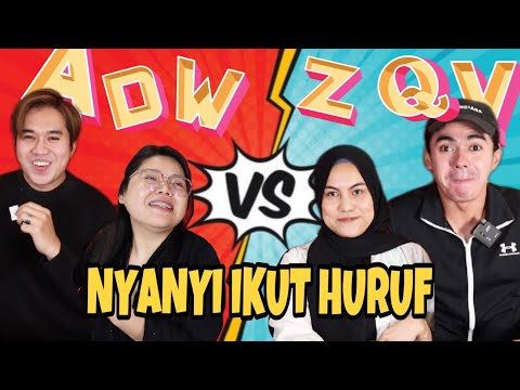 NYANYI IKUT HURUF ! SIAPA TAK DAPAT, KENA CONTENG MUKA MACAM CARTOON!