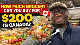 How Much Grocery Can You Get For $200 In Canada 🇨🇦 