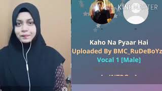 Download lagu KARAOKE - Duet ,, Kaho na pyaar hai mp3