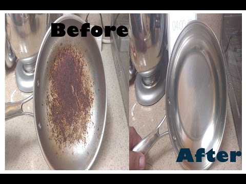 [HOW-TO] clean a stainless steel pan under 5 minutes